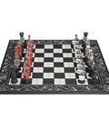 CRUSADERS: Handpainted Chess Set with Unique Chessboard - Hobby.lt 🇬🇧