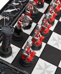 CRUSADERS: Handpainted Chess Set with Unique Chessboard - Hobby.lt 🇬🇧