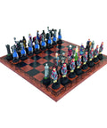 CRUSADERS ART Chess Set Leatherette