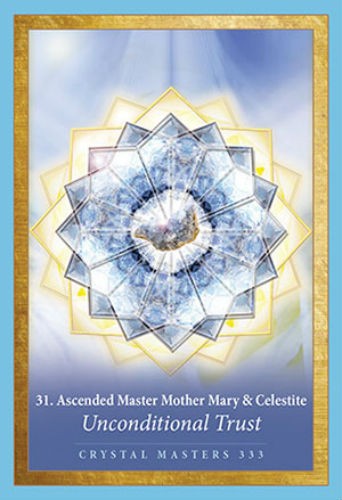 Crystal Mandala Oracle cards Blue Angel