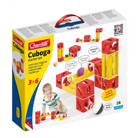 Cuboga: cubes & tubes marble run I