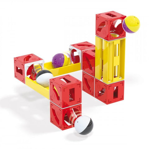 Cuboga: cubes & tubes marble run I