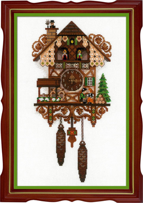 Cuckoo Сlock cross stitch kit by RIOLIS Ref. no.: 1730