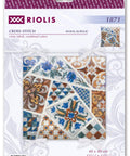 Cushion Mosaic cross stitch kit by RIOLIS Ref. no.: 1871 - Hobby.lt 🇬🇧