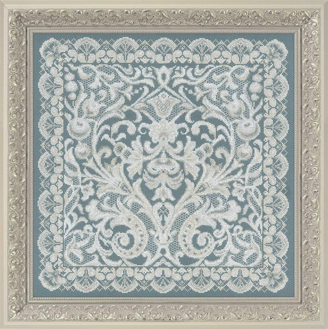 Cushion/Pannel Viennese Lace - Cross Stitch Kit from RIOLIS Ref. no.:1600 - Hobby.lt 🇬🇧