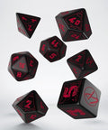 Cyberpunk RED RPG Dice Set black red - Hobby.lt 🇬🇧