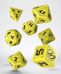 Cyberpunk RED RPG Dice Set danger zone yellow and black - Hobby.lt 🇬🇧