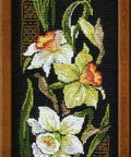 Daffodils - Cross Stitch Kit from RIOLIS Ref. no.:842 - Hobby.lt 🇬🇧