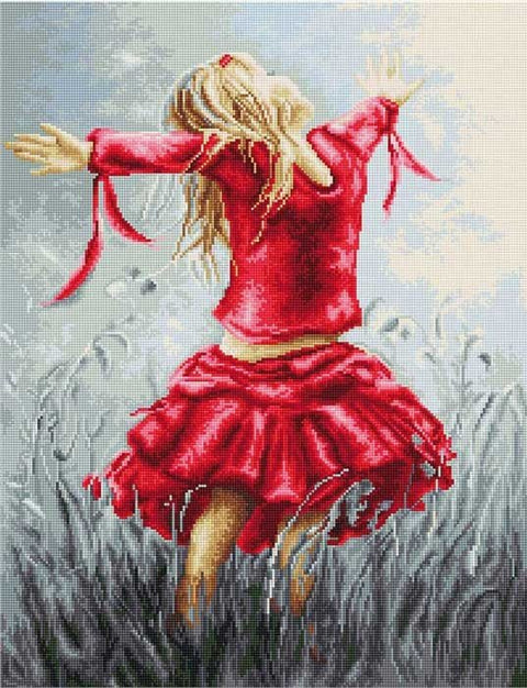 Dancing in the Field SG558 - Cross Stitch Kit by Luca - s - Hobby.lt 🇬🇧