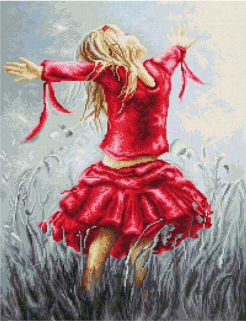 Dancing in the Field SG558 - Cross Stitch Kit by Luca-s