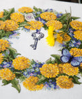 Dandelion Wreath SK97 cross stitch kit by Merejka - Hobby.lt 🇬🇧