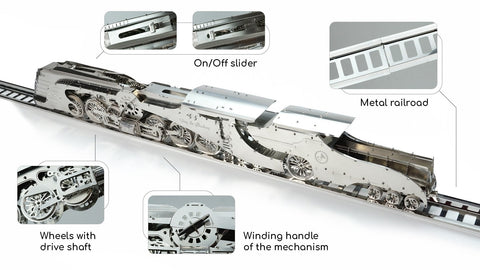 Dazzling Steamliner Model Building Kit Time For Machine - Hobby.lt 🇬🇧