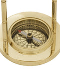 Decorative brass globe with compass MX1160 - Hobby.lt 🇬🇧