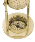 Decorative brass globe with compass MX1160 - Hobby.lt 🇬🇧