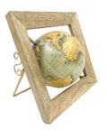 Decorative globe in a wooden frame - GLB - 40 - Hobby.lt 🇬🇧