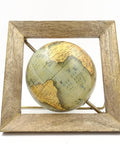 Decorative globe in a wooden frame - GLB - 40 - Hobby.lt 🇬🇧