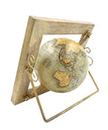 Decorative globe in a wooden frame - GLB - 40 - Hobby.lt 🇬🇧