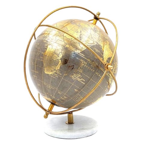 Decorative globe on a stone base GLB - 127 - Hobby.lt 🇬🇧
