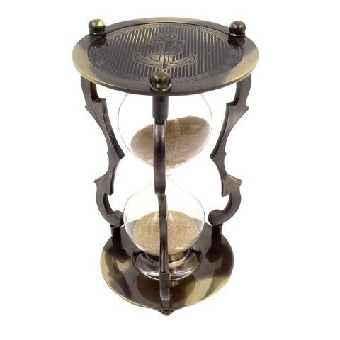 Decorative hourglass - antique finish 5 min NC2677 - Hobby.lt 🇬🇧