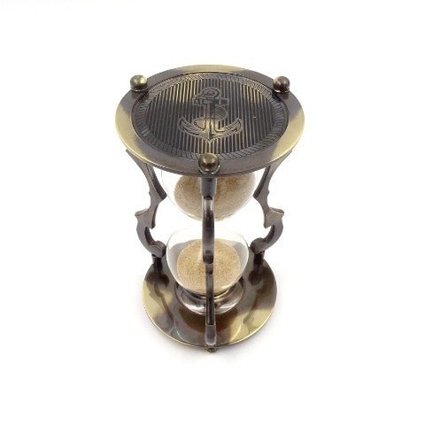 Decorative hourglass - antique finish 5 min NC2677 - Hobby.lt 🇬🇧