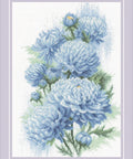 Delicate Chrysanthemums. Cross Stitch kit by RIOLIS Ref. no.: 2140 - Hobby.lt 🇬🇧