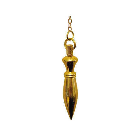 Deluxe Gold Pointed Pendulum Lo Scarabeo