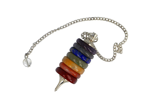 Deluxe Seven Rings of Chakras Pendulum Lo Scarabeo - Hobby.lt 🇬🇧