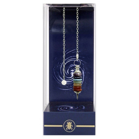 Deluxe Seven Rings of Chakras Pendulum Lo Scarabeo - Hobby.lt 🇬🇧