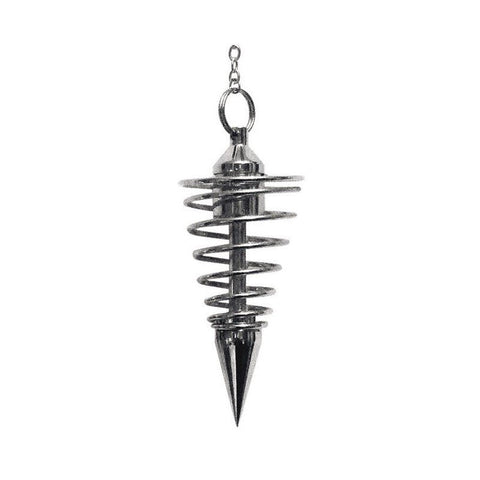 Deluxe Silver Spiral Pendulum Lo Scarabeo - Hobby.lt 🇬🇧