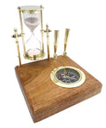 Desk Set Hourglass Compass and Pen Holders NC 2618OP - Hobby.lt 🇬🇧