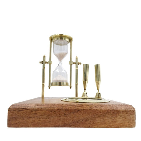 Desk Set Hourglass Compass and Pen Holders NC 2618OP - Hobby.lt 🇬🇧