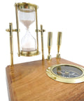 Desk Set Hourglass Compass and Pen Holders NC 2618OP - Hobby.lt 🇬🇧