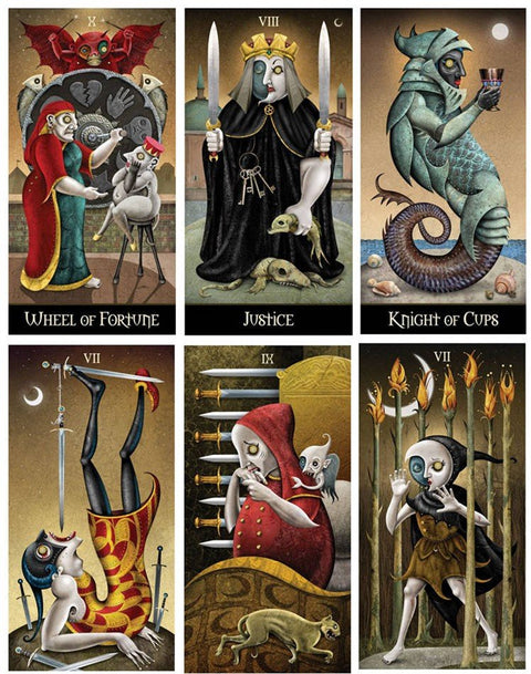 Deviant Moon Borderless Edition Tarot cards US Games Systems - Hobby.lt 🇬🇧