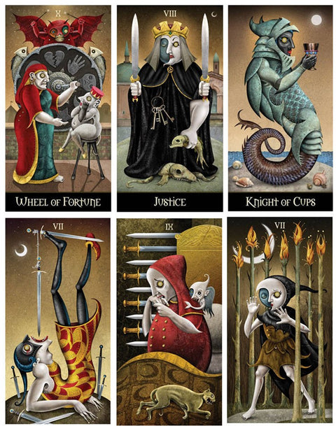 Deviant Moon Borderless Edition Tarot cards US Games Systems