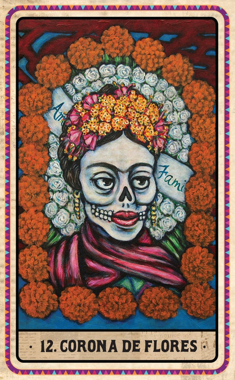 Dia De Los Muertos Oracle cards Blue Angel