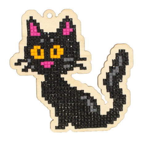 Diamond mosaic souvenir Black Cat WW193 - Hobby.lt 🇬🇧