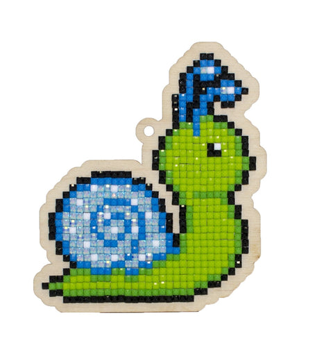 Diamond mosaic souvenir Blue Snail WW265 - Hobby.lt 🇬🇧