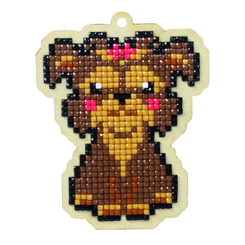 Diamond mosaic souvenir Dog Lady WW134 - Hobby.lt 🇬🇧