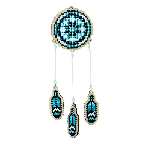 Diamond mosaic souvenir Dreamcatcher - Blue WW201 - Hobby.lt 🇬🇧