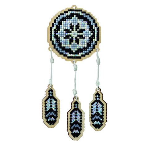 Diamond mosaic souvenir Dreamcatcher - Grey WW200 - Hobby.lt 🇬🇧