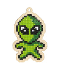 Diamond mosaic souvenir Green Alien WW273 - Hobby.lt 🇬🇧