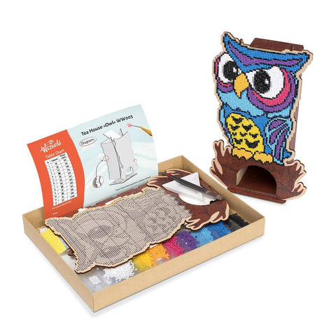 Diamond mosaic souvenir Owl WW003 - Hobby.lt 🇬🇧