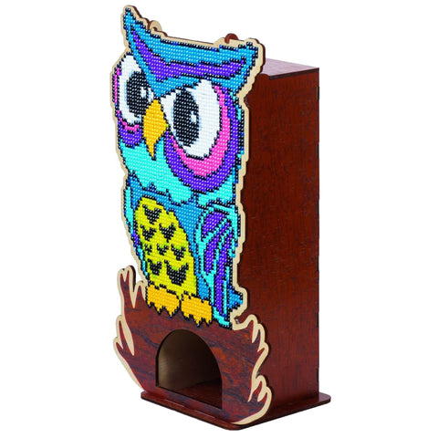 Diamond mosaic souvenir Owl WW003 - Hobby.lt 🇬🇧