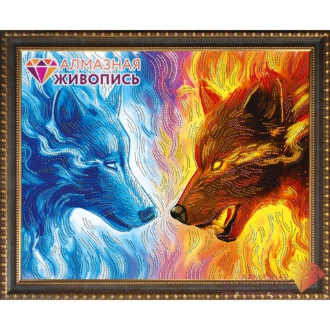 Diamond painting 2 Elements AZ-3023 Size: 50х40