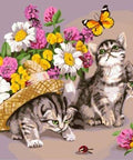 Diamond painting 3 Kittens AZ - 1094 Size: 50x40 - Hobby.lt 🇬🇧