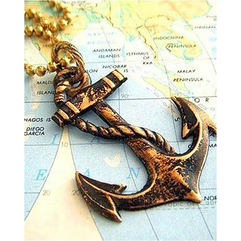 Diamond painting Anchor on the Map AZ-1064 Size: 25x31