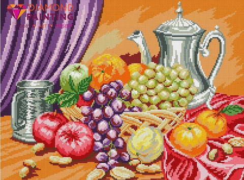 Diamond painting Autumn Still Life AZ - 1016 Size: 51х38 - Hobby.lt 🇬🇧