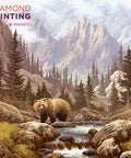 Diamond painting Bear AZ - 1142 Size: 50х39 - Hobby.lt 🇬🇧