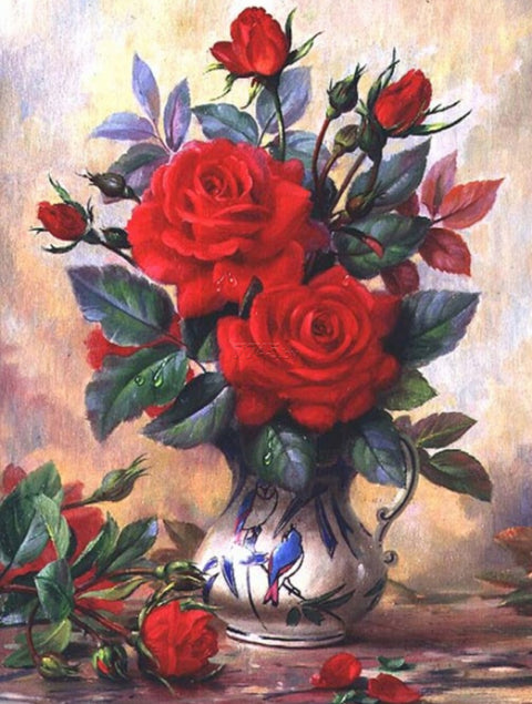 Diamond painting Beautiful Roses AZ-1349 Size: 30*40