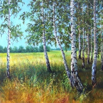 Diamond painting Birch AZ-1242 Size: 50x50